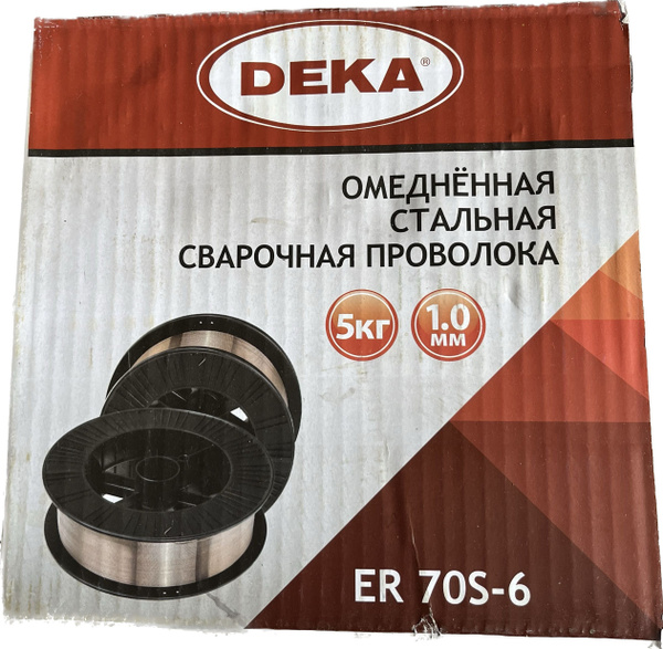 Сварочная проволока 1,0 на 5 кг DEKA - купить с доставкой по выгодным ...