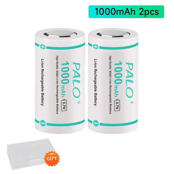 Аккумулятор литий-ионный PALO 18340 18350 3.7V 1000mAh аккумулятор ...