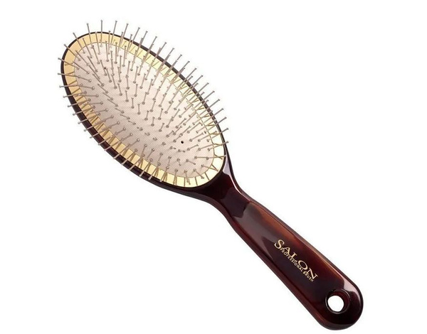 Salon Professional Расческа для волос Массажная, металлические зубцы ...