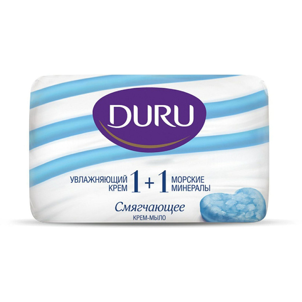 Туалетное крем-мыло Duru Soft Sensations Морские минералы и крем для ...