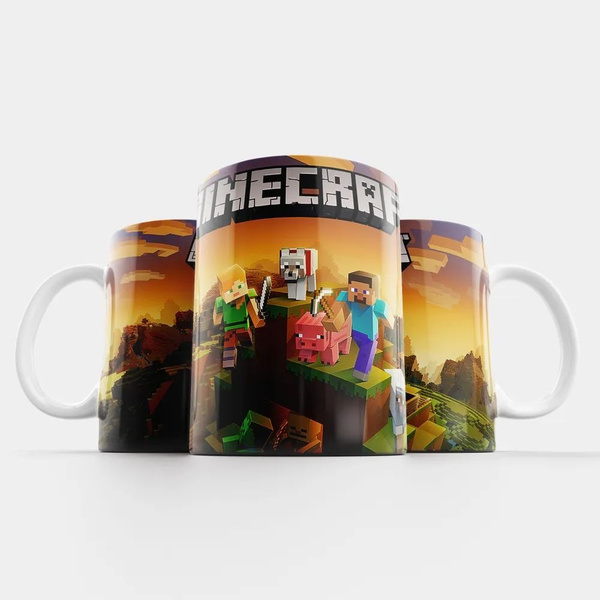 Кружка "Minecraft (Майнкрафт: Стив на вершине горы)", 330 мл - купить ...