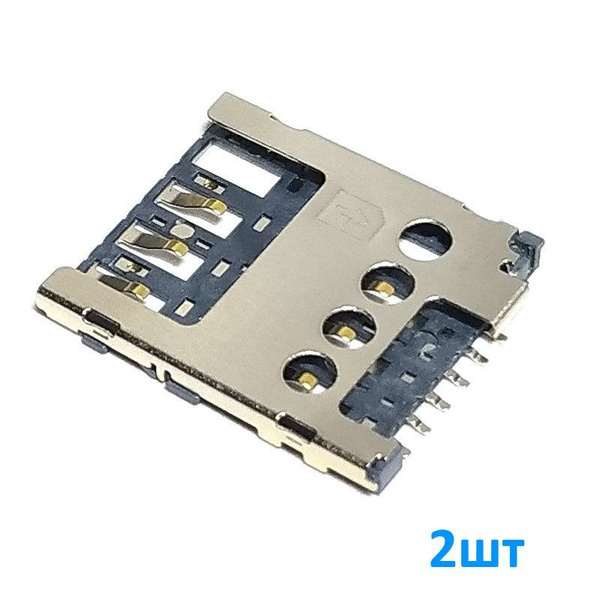 L-KLS1-SIM-046-6P-R, Разъем / держатель для Micro-SIM карты под пайку ...