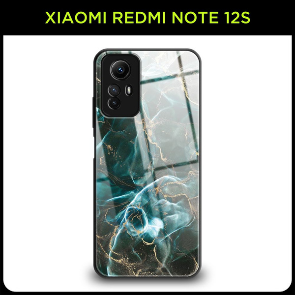 Стеклянный чехол на Xiaomi Redmi Note 12S / Сяоми Редми Нот 12S с ...