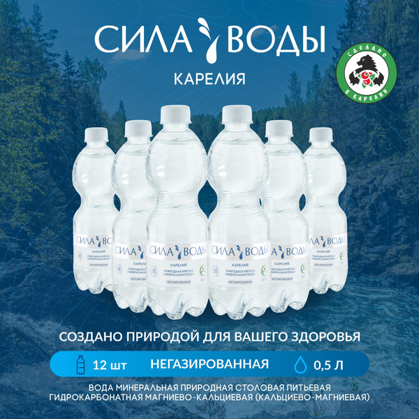 Вода Минеральная Негазированная 500мл. 12шт - купить с доставкой по ...