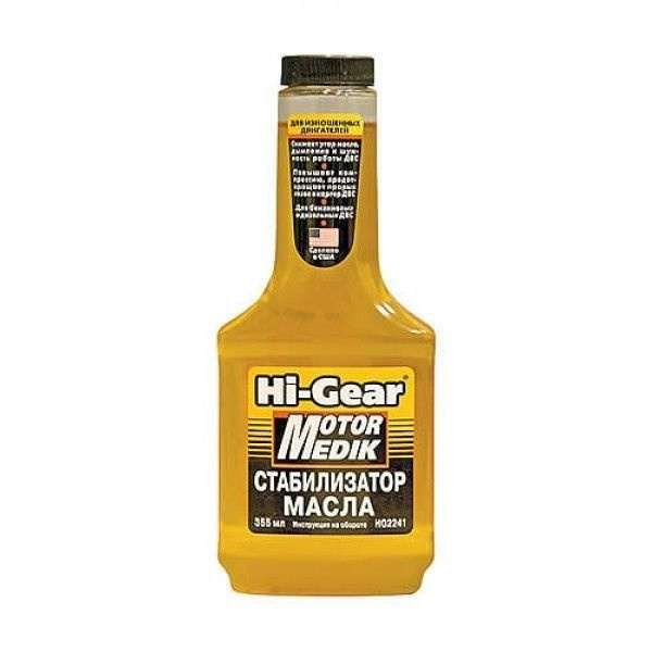 Присадка в масло HI-GEAR Motor Medik, стабилизатор масла, 355 мл ...