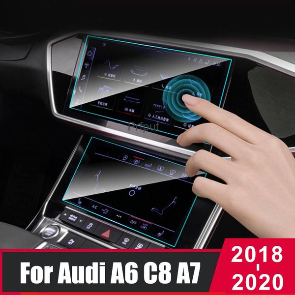 2 шт. Для Audi A6 A7 2018 2019 2020 закаленное стекло автомобильная ...