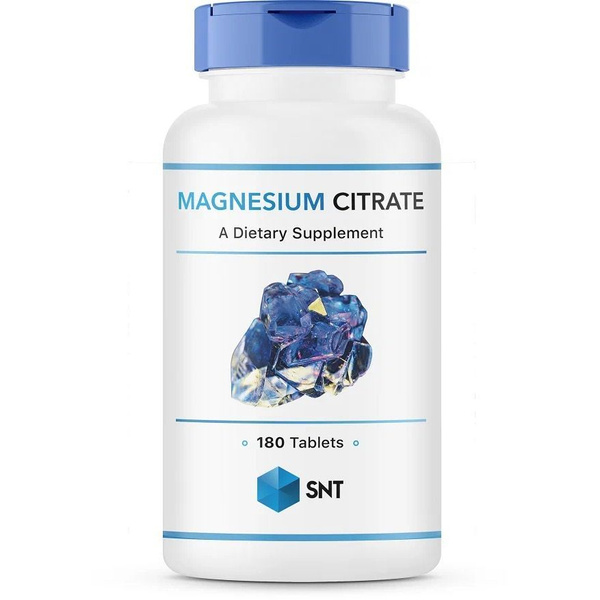 SNT Magnesium Citrate/СНТ Магний цитрат 200мг (180 таблеток). - купить ...