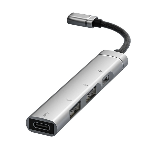 Удлинитель Type c для подключения к USB-серебристый - купить с ...