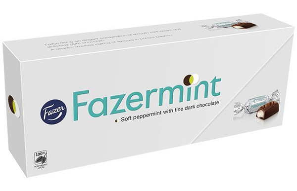 Мятные Шоколадные конфеты Fazer Mint 270 гр - купить с доставкой по ...