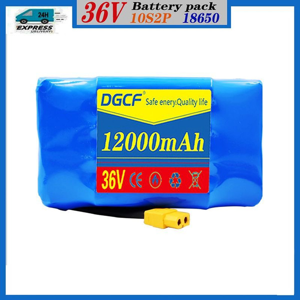 36V 12Ah Заряжаемый литиевый аккумулятор 10S2P 12000 mAh - купить с ...