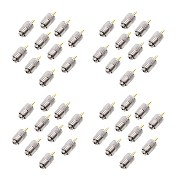 Phosphos 10шт RF разъем UHF Мужской RG8 RG58 Кабельный наконечник ...