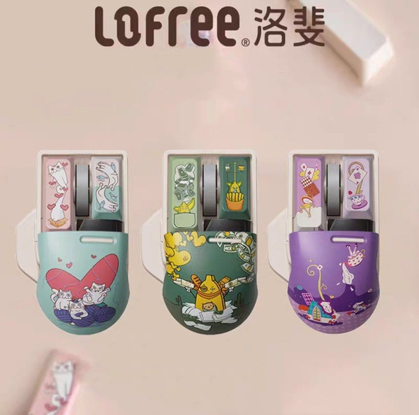 Мышь беспроводная Lofree OE909 OE909, пурпурный, голубой - купить по ...