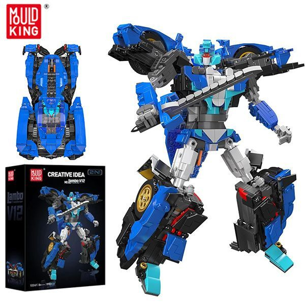 Конструктор MOULD KING 10061 Робот-трансформер Ламборгини, 2 в 1 ...