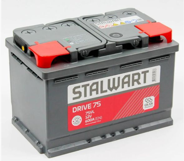 Аккумулятор автомобильный STALWART STALWART_Drive_Euro_Прямая ...