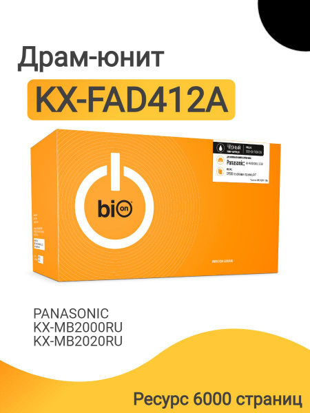 Расходник для печати Bion BCR-KX-FAD412A, Черный (black), для лазерного ...