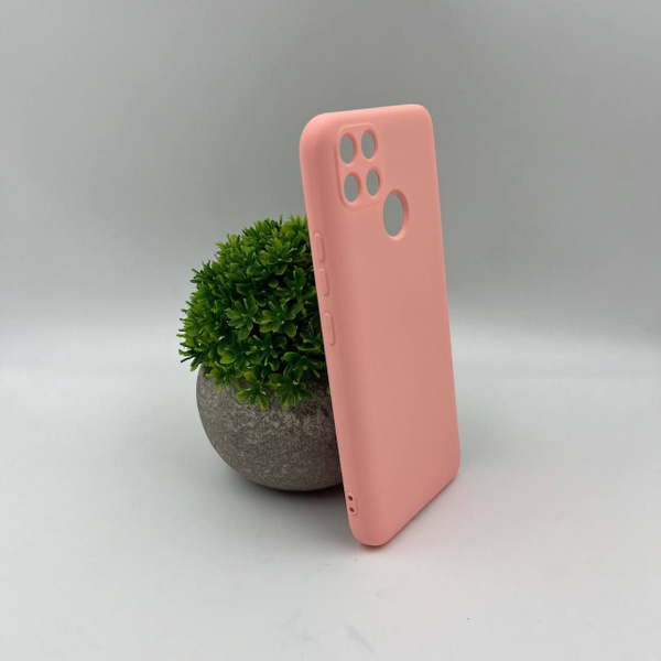 Realme C15 / C25/ C25S плотный силиконовый чехол с Soft-touch покрытием ...