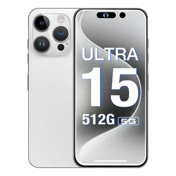 Смартфон смартфоны i15 Ultra 7.3 дюйма,5G - купить по выгодной цене в ...
