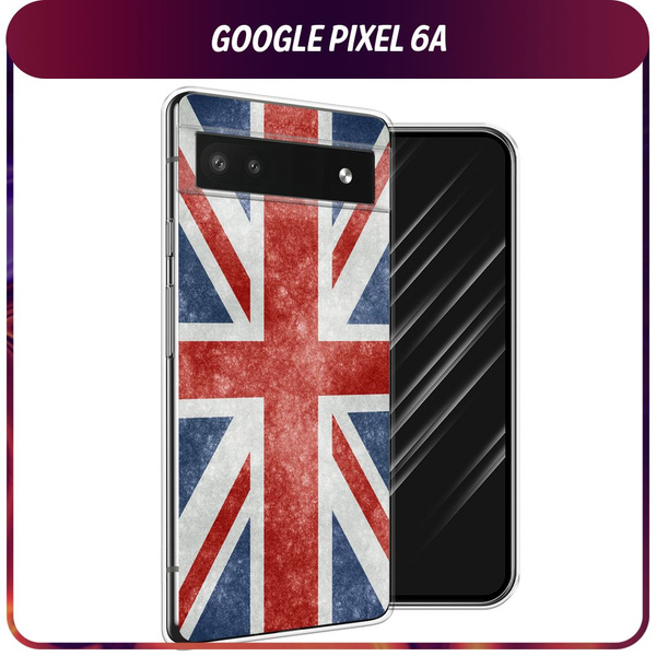 Силиконовый чехол на Google Pixel 6A / Гугл Пиксель 6А "Флаг ...