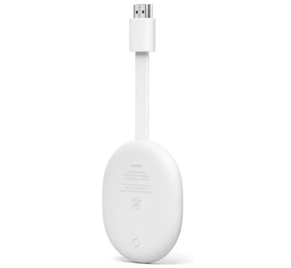 Медиаплеер Google Chromecast 4K, HDMI, USB Type-C, белый, Android ...