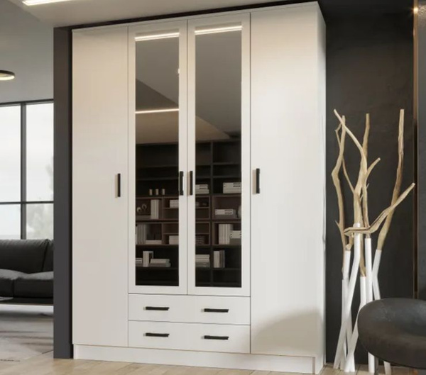 Шкаф распашной Эра Квадро, 160x48.7x220 см - купить по выгодной цене в ...