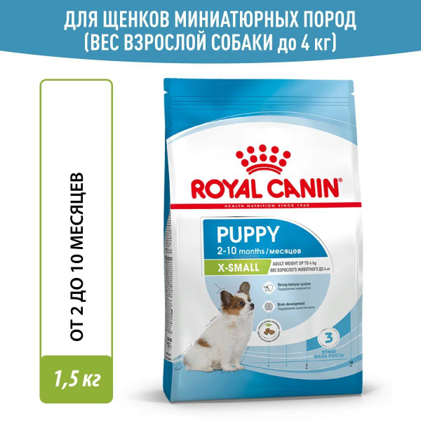 Икс-Смол Паппи, 1,5 кг