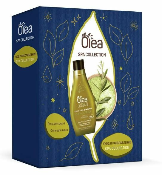 OLEA Подарочный набор Крем-гель для душа Urban, 300 мл + Соль для ванны ...