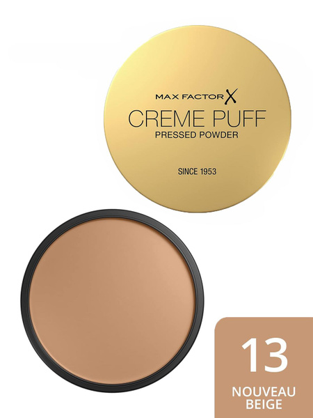 MAX FACTOR Компактная пудра Creme Puff 13 Nouveau Beige 14г - купить с ...