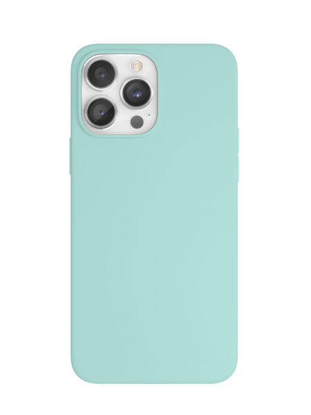 Чехол защитный "vlp" Silicone case для iPhone 14 Pro, бирюзовый / чехол ...