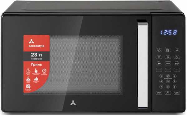Микроволновая печь - СВЧ Accesstyle MG23D100B - купить по низким ценам ...