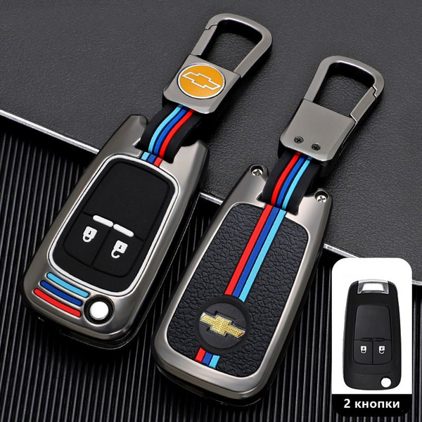 ontto Custodia per Chiave in TPU Adatta per Chevrolet Cruze Aveo Trax Opel Astra Corsa Meriva Zafira Antara J Mokka Insignia Telecomando Cover Portachiavi Nero
