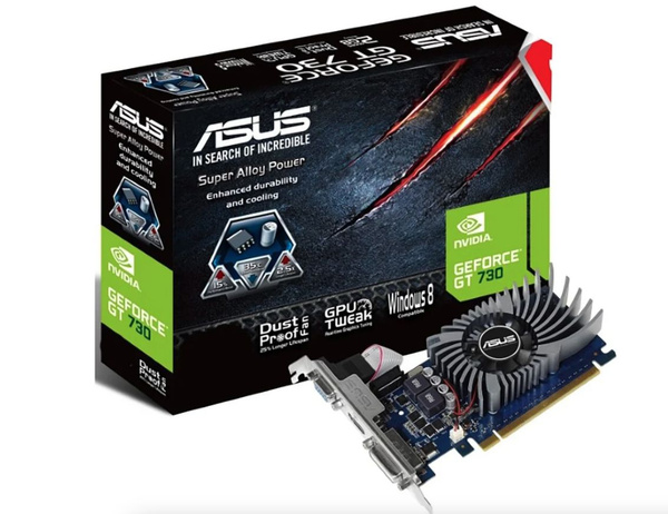 Видеокарта ASUS GeForce GT 730, 2 ГБ GDDR5, GDDR5 - купить по низким ...