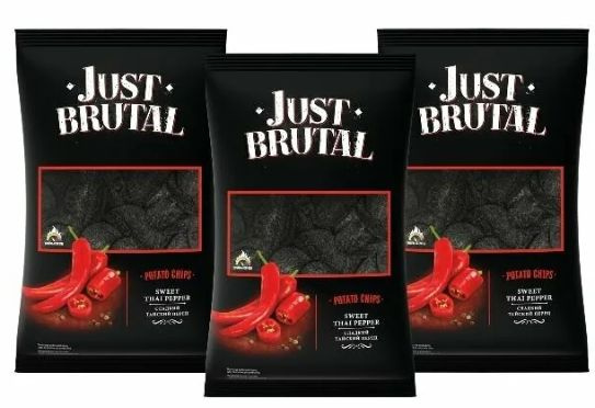 Чипсы Just Brutal со вкусом сладкого тайского перца, 3 шт*85 гр купить ...
