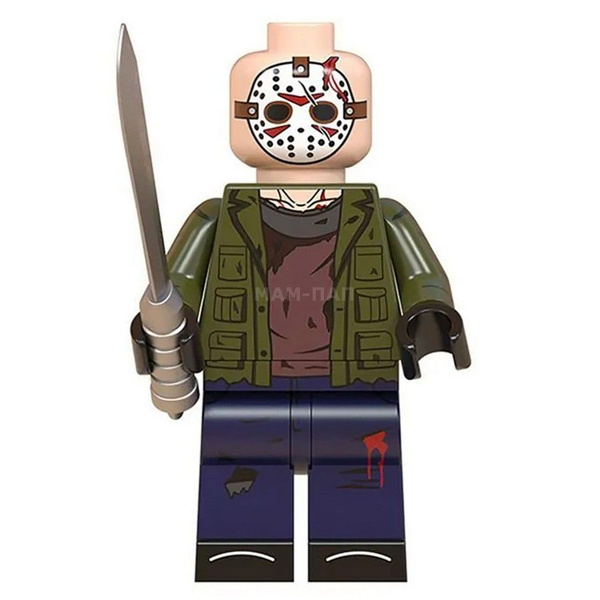 Конструктор фигурка Джейсон Вурхиз с оружием / Минифигурка главного ...