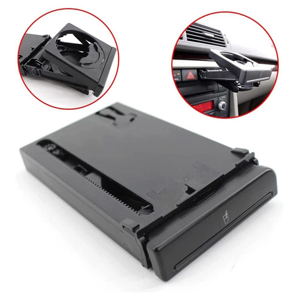 Allroad – Portabicchieri OEM 8E1 862 534 J Per Audi B6 B7 (2002-2006), Nero Con Retroilluminazione, Facile Da Installare
