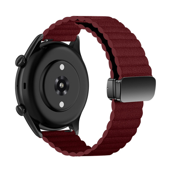 Кожаный ремешок для часов Honor Watch GS 3/ MagicWatch 2 46mm, c ...