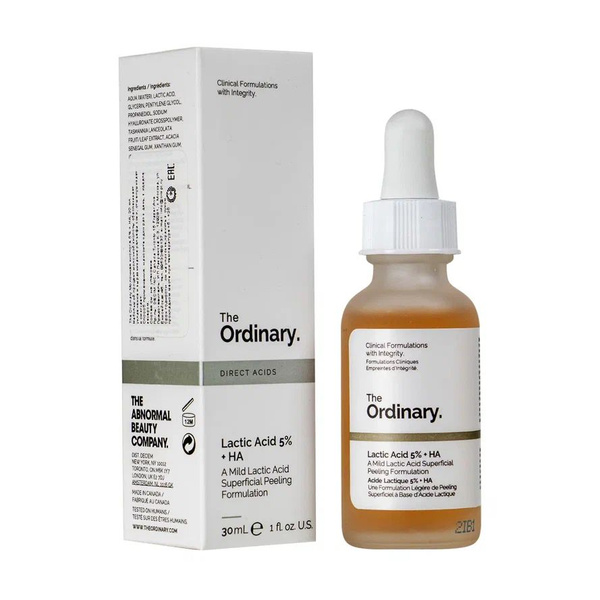 DECIEM / The Ordinary Lactic Acid 5% + HA, 30ml, Молочная кислота для ...