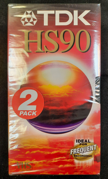 Видеокассета VHS TDK, HS90, E-90HSEN, 2 шт. в упаковке. - купить с ...
