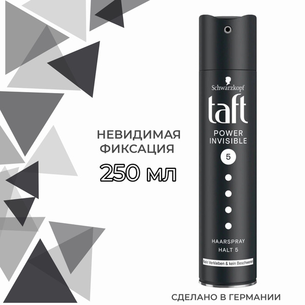 Лак для укладки волос Taft Power, Невидимая Фиксация, мегафиксация 5 ...