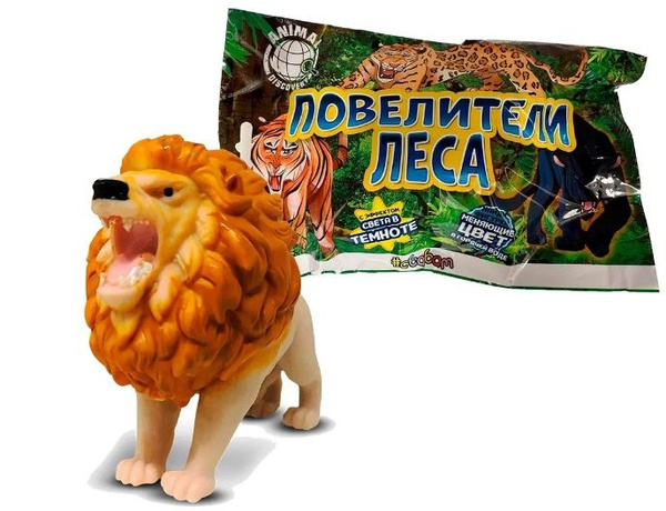 Sbabam Фигурка-тянучка Повелители леса 1 шт, сюрприз в непрозрачной ...