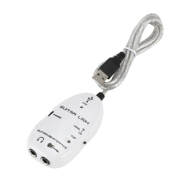 Кабель-адаптер для подключения интерфейса гитары к USB, аудиоразъем ...