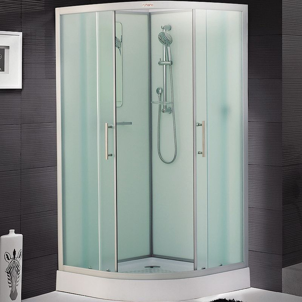 Душевая полукруглая кабина без крыши EST-100C: 100 х 100 х 210см купить ...