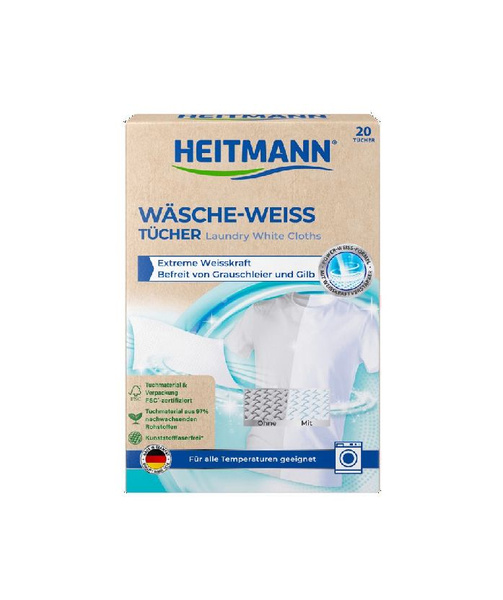 Ловушка ( салфетки) 20 шт HEITMANN отбеливающие - купить с доставкой по ...