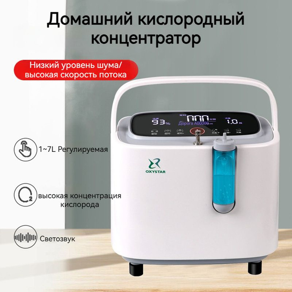 Кислородный концентратор, кислородный ингалятор, регулируемый ...