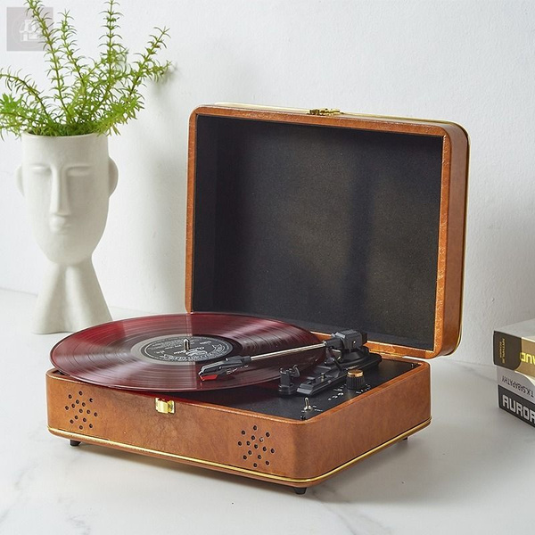 Виниловый проигрыватель патефон Audio-Retro HY-T02 BROWN, RCA разъём ...