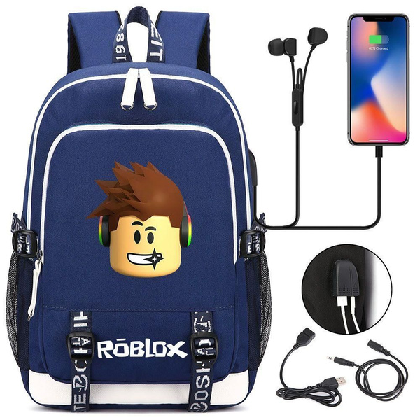 Рюкзак Роблокс Roblox светящийся, синий, С USB и Jack 3.5 - купить с ...
