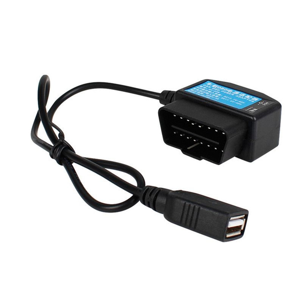 Видеорегистратор 24 часа 5 В 3 А USB-кабель для зарядки автомобиля OBD ...