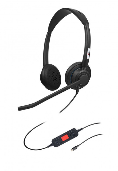 Наушники Накладные voicexpert VXH-750DM-C проводная USB-гарнитура (2 ...