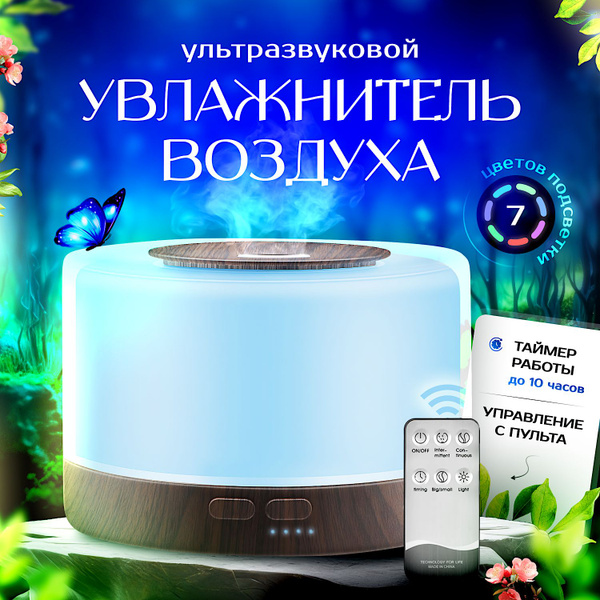Ультразвуковой увлажнитель воздуха для дома, настольный и напольный, с ...