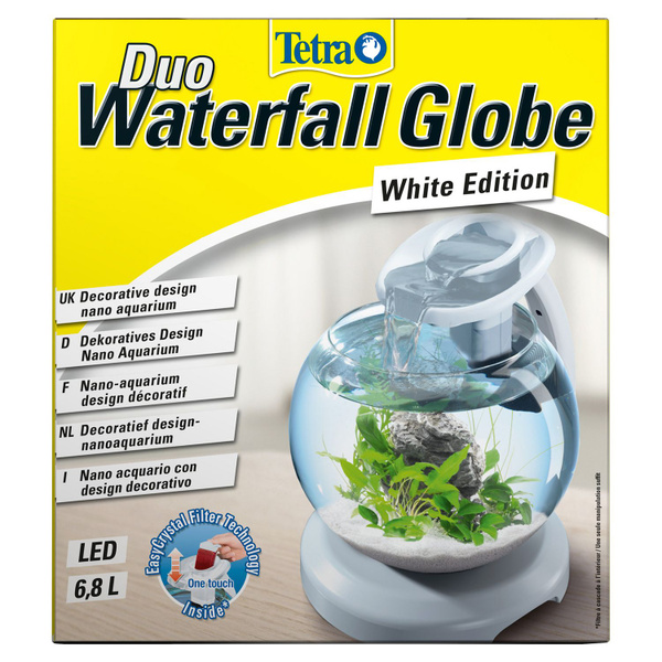 Tetra Cascade Globe Duo Waterfall аквариумный комплекс белый 6,8 л ...