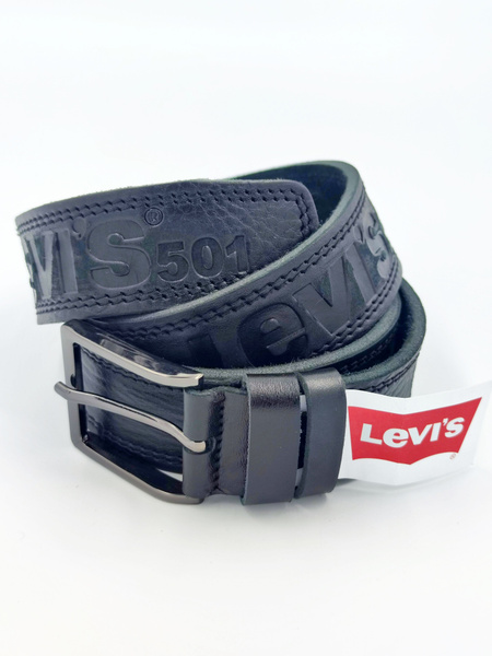 Ремень мужской Levi's, натуральная кожа, в красивой подарочной коробке ...